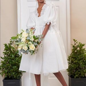 Sister Jane Aurelie Dress White